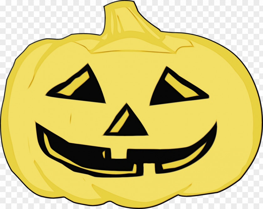 Sticker Happy Cartoon Halloween Pumpkin PNG