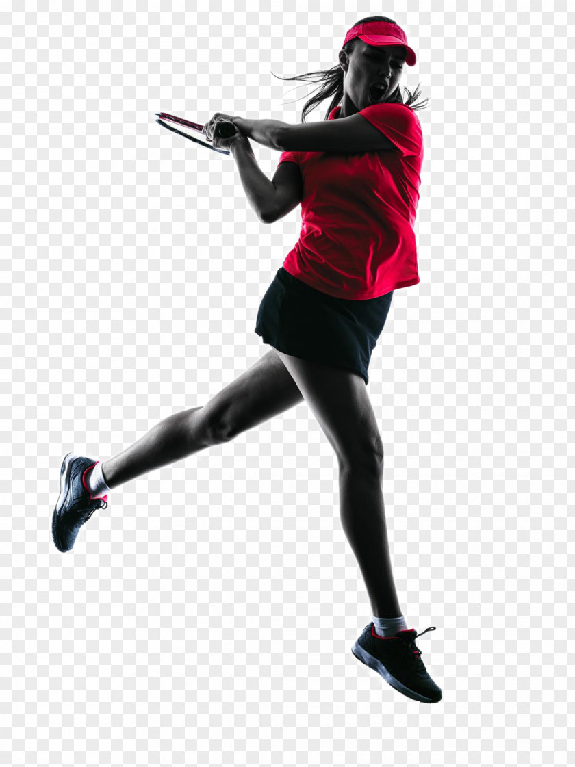 Tennis Player Backlit Photo Silhouette Woman Stock Photography PNG