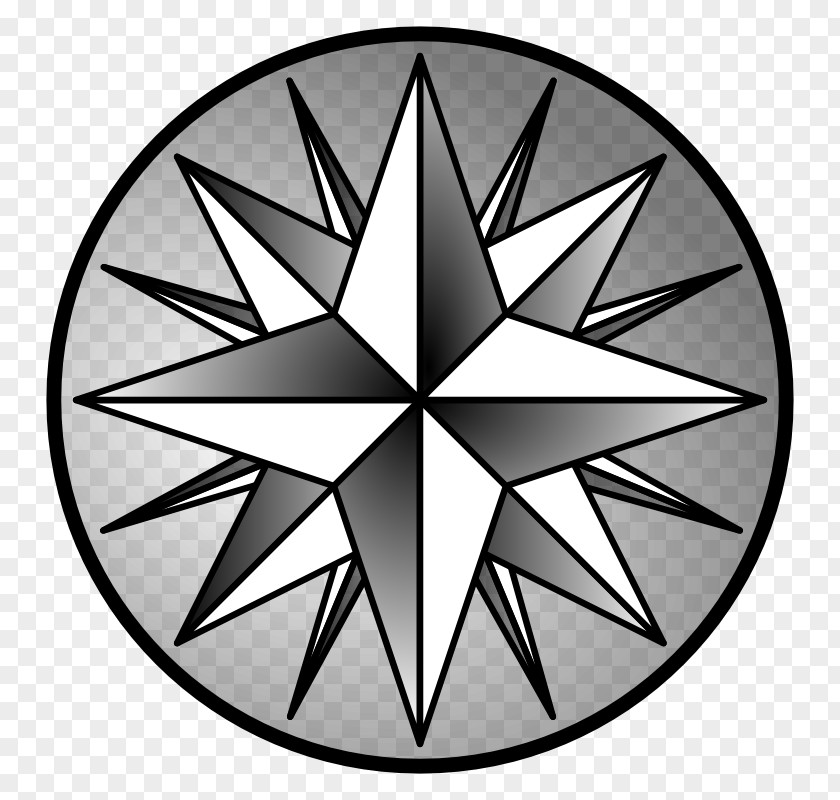 Compass Rose Picture North Cardinal Direction Clip Art PNG