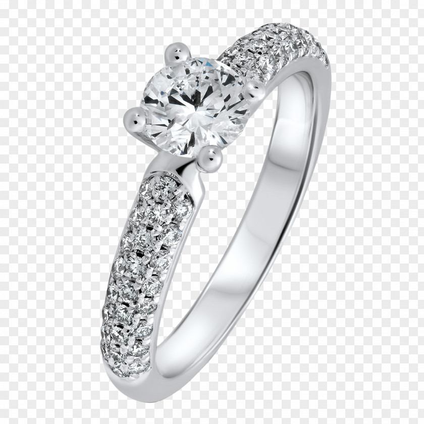 Ring Wedding Silver Engagement Diamond PNG