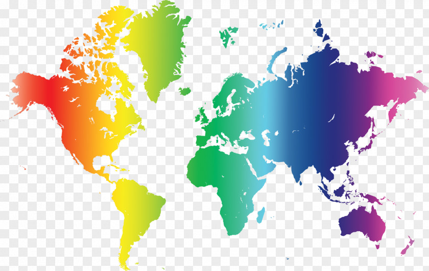 World Map Globe Poster PNG