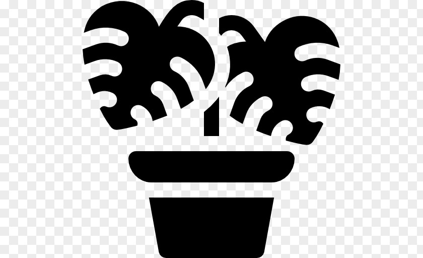 Black And White Hand Tree PNG