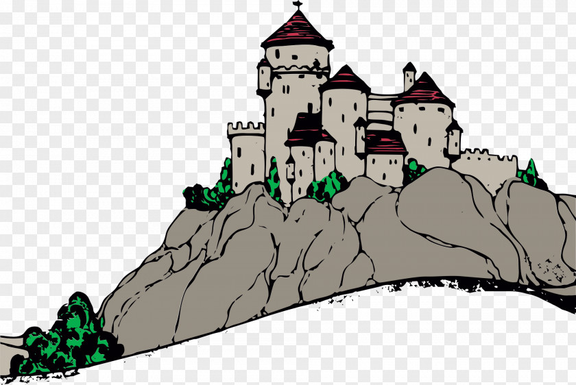 Castle Clip Art Grimms' Fairy Tales Vector Graphics PNG