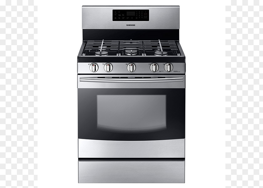 Gas Stoves Stove Cooking Ranges Self-cleaning Oven Samsung NX58F5500 PNG