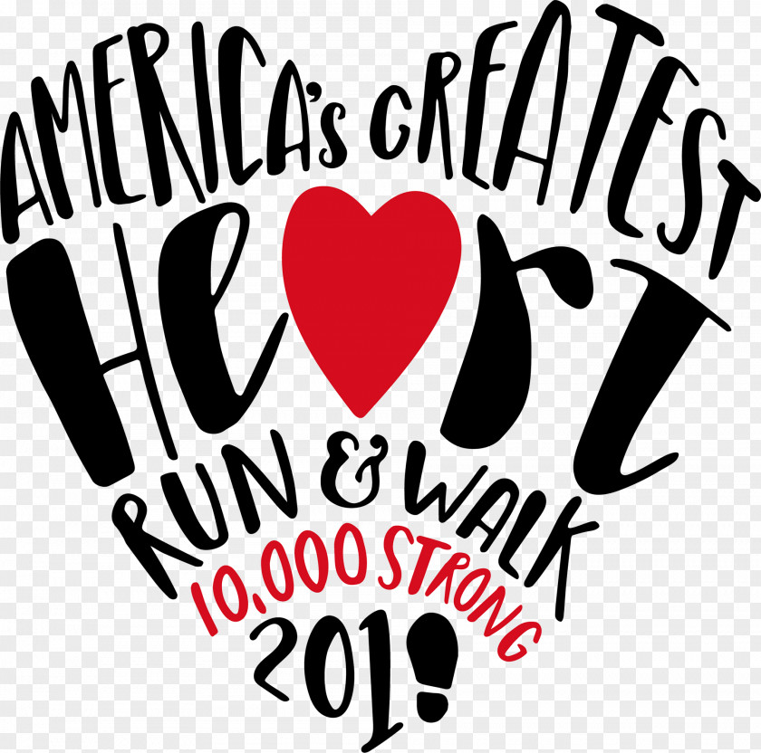 Heart 2018 America's Greatest Run & Walk Utica American Association Running PNG