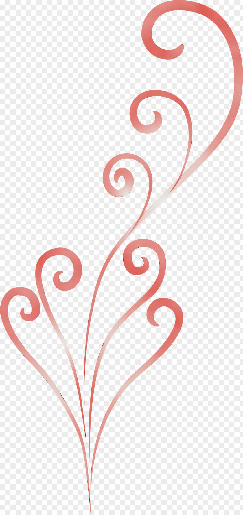 Heart Line Ornament PNG