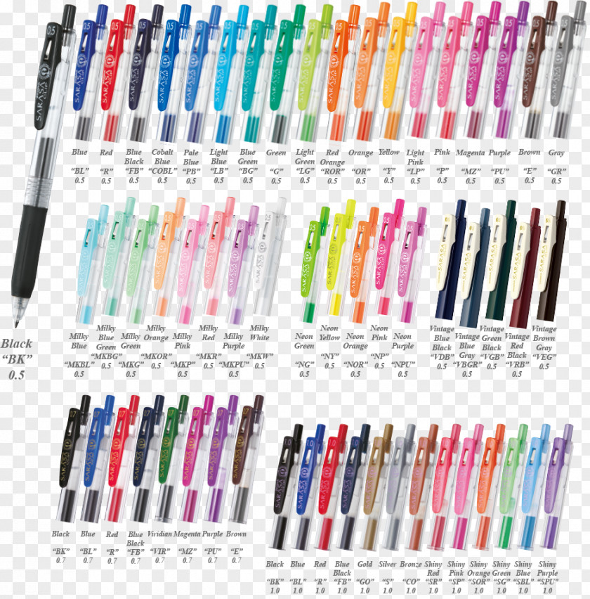 Oil Barrel Pens Paper Ballpoint Pen SARASA Gel PNG