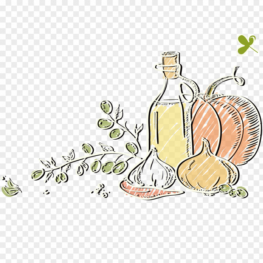 Olive Oil Menu PNG