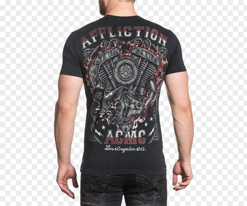 T-shirt Affliction Clothing Top Pants PNG