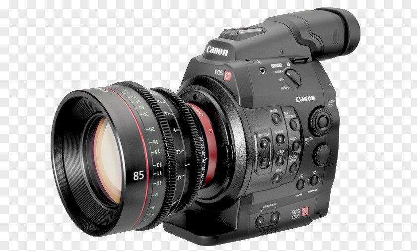Canon C300 EF Lens Mount EOS Mark II Camera PNG
