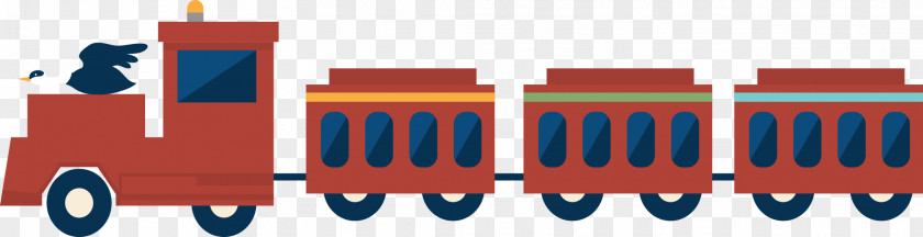 Express Train Wooden Toy Image Illustration PNG