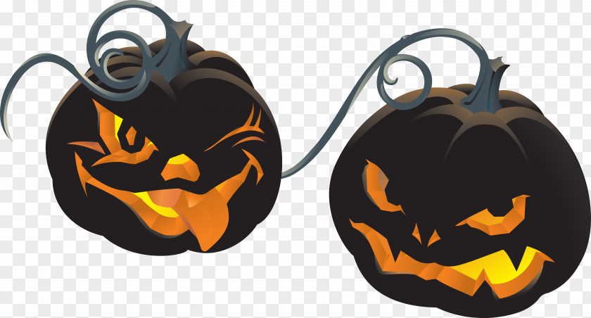 Halloween Pumpkin Monster Vector Jack-o-lantern Clip Art PNG