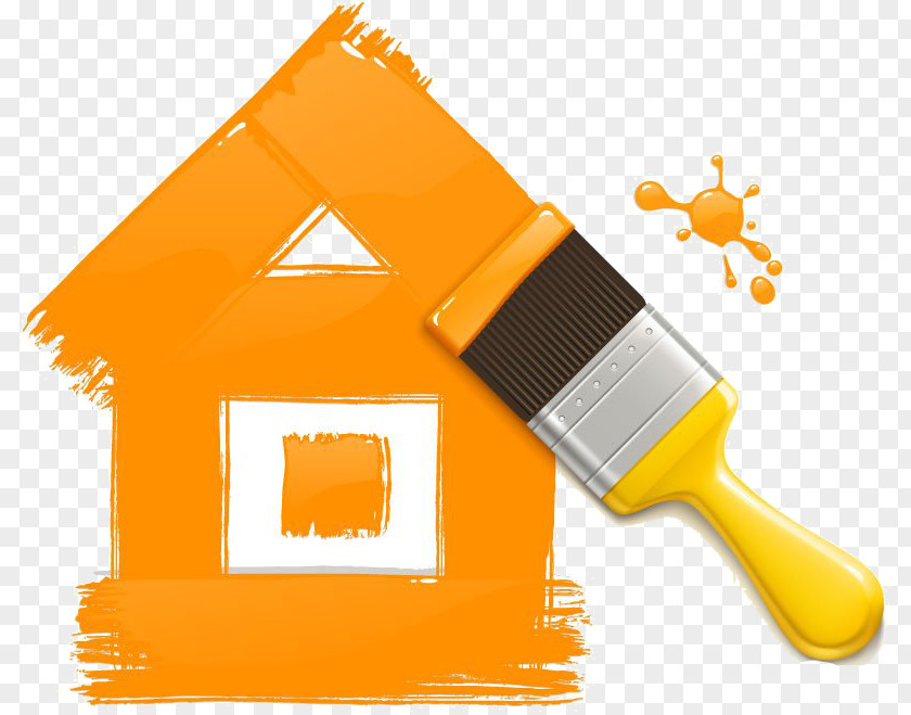 Paint House Painter And Decorator Brush Painting PNG