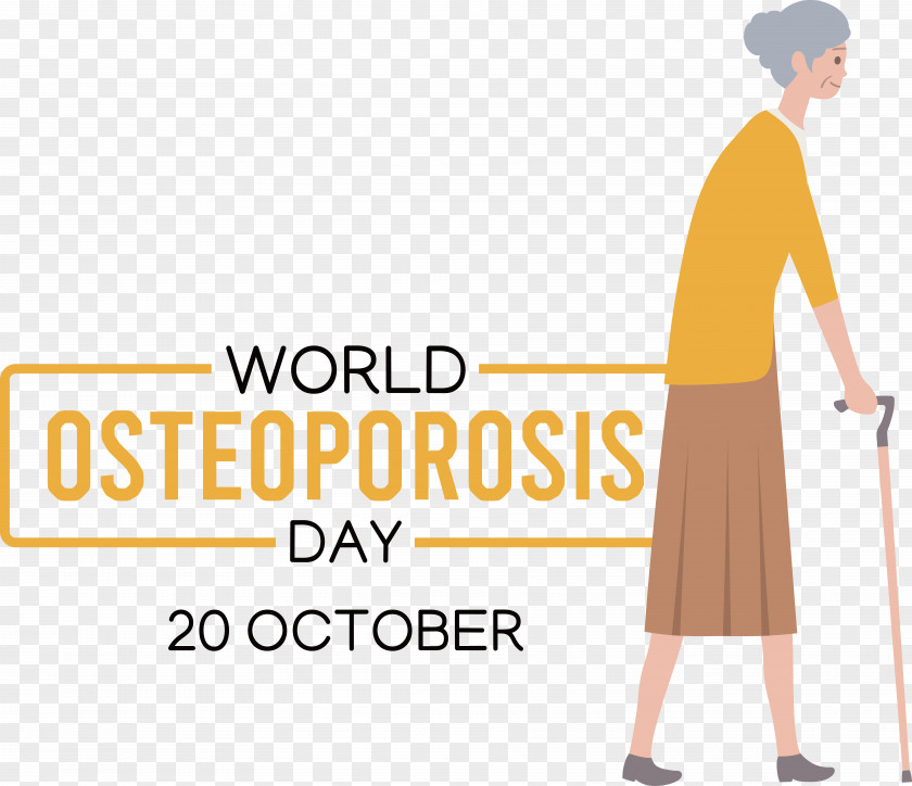 World Osteoporosis Day Bone Health PNG