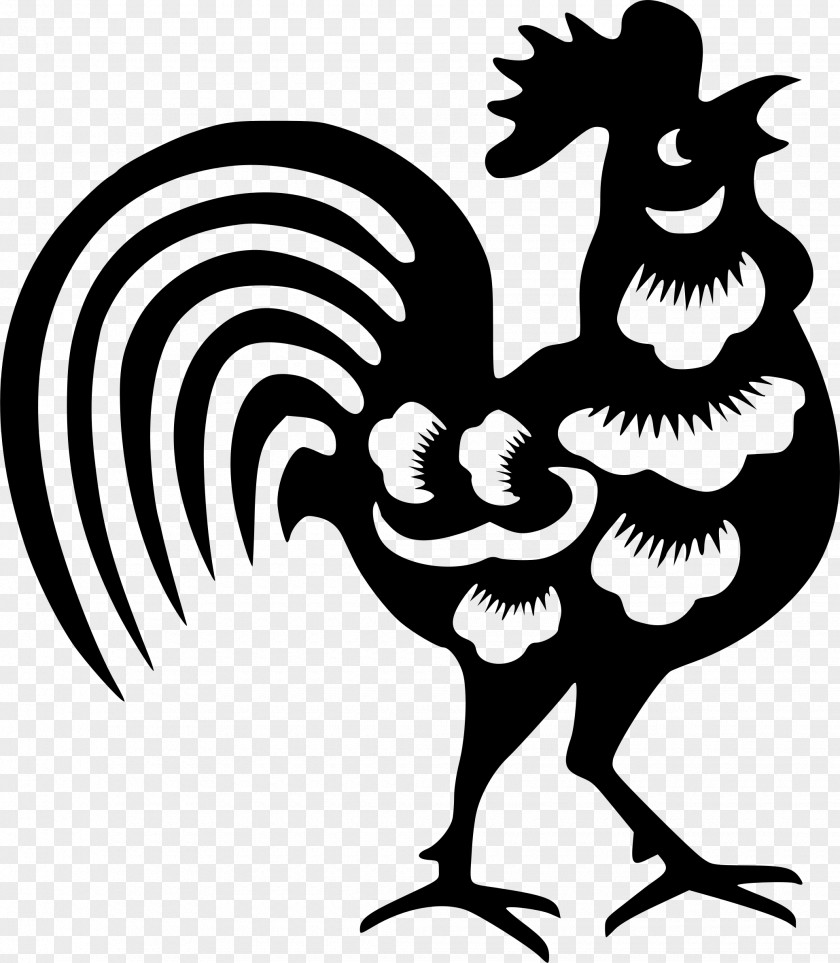 Chicken Rooster Chinese New Year Calendar Zodiac PNG