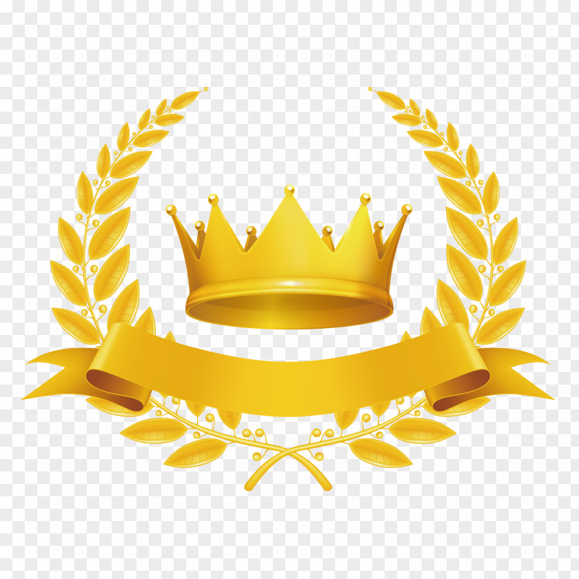 Crown Laurel Wreath Vector Graphics Stock Photography Illustration PNG