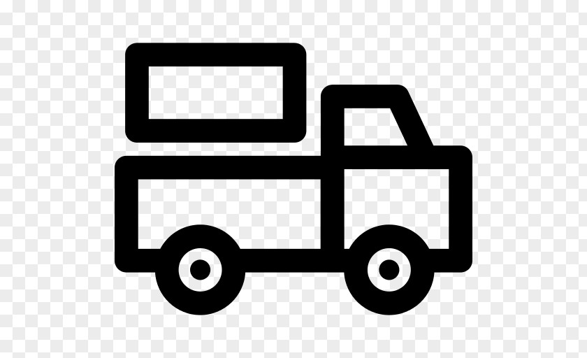 Delivery Truck Package Illustration PNG