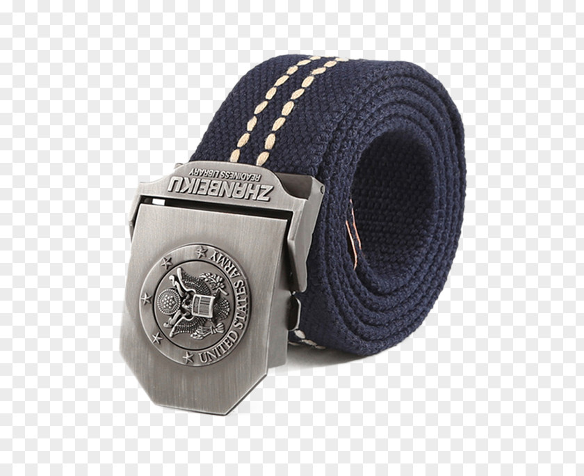 Ms. Durkee Mina Male Canvas Belt Designer PNG