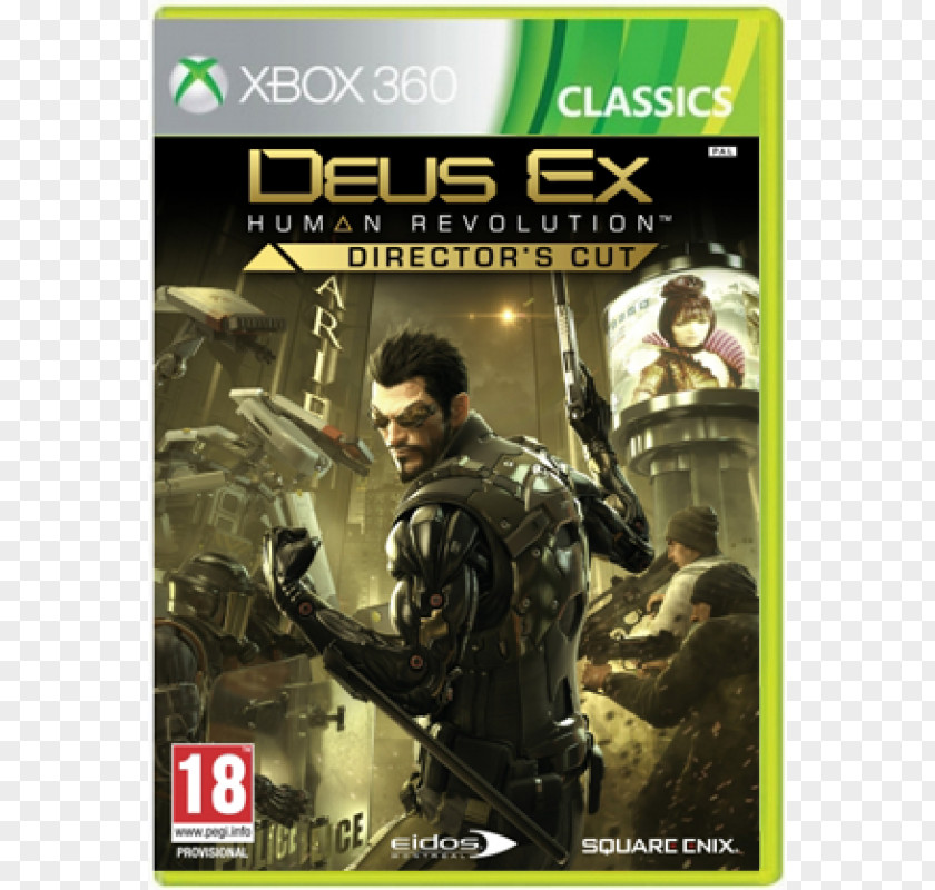 Deus Ex Go Ex: Human Revolution Mankind Divided Xbox 360 Wii U PNG