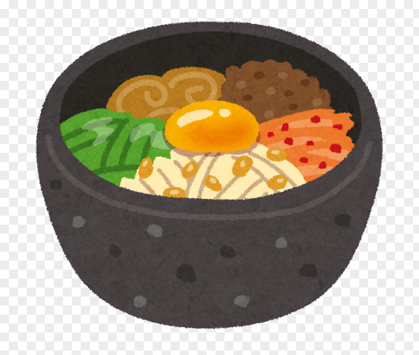 Food Background Japanese Bibimbap Korean Cuisine South Korea Ishiyaki PNG