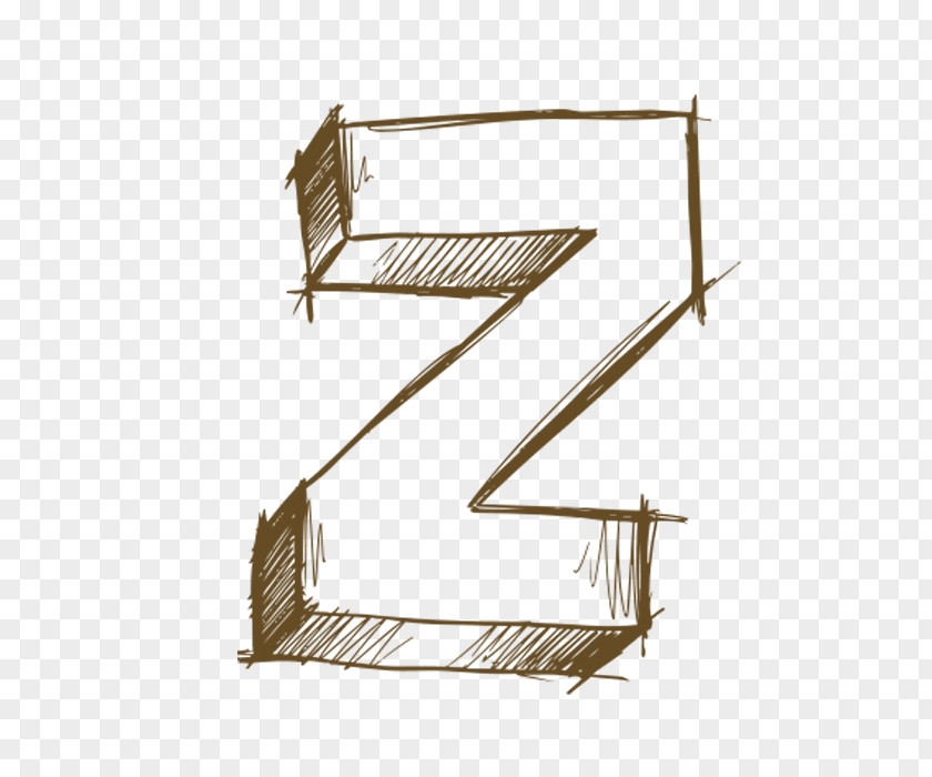 Hand Painted Letters Z Letter PNG