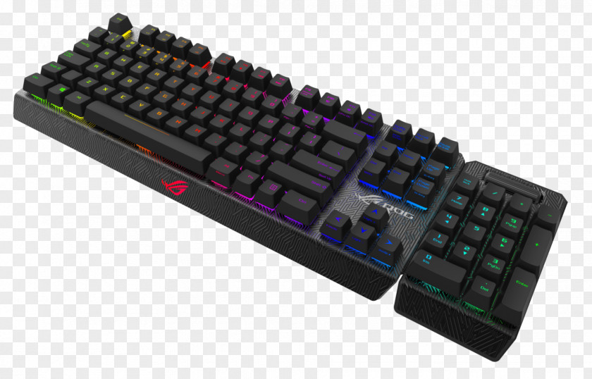 Mechanical Computer Keyboard Laptop Republic Of Gamers Gaming Keypad Numeric Keypads PNG