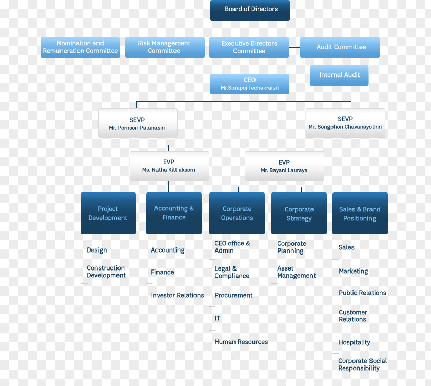 Organization Structure Organizational Chart Property Developer Corporation PNG