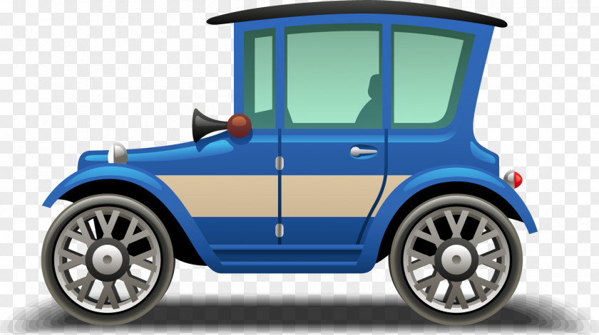 Retro Cartoon Car Sports Tire Vintage Automotive Design PNG