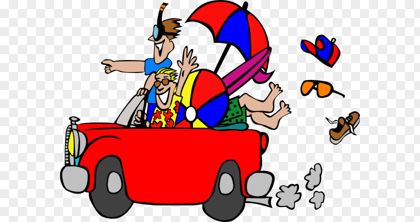 Animated Beach Pictures Road Trip Travel Clip Art PNG
