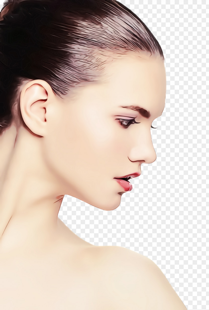 Cheek Beauty Face Hair Chin Skin Eyebrow PNG