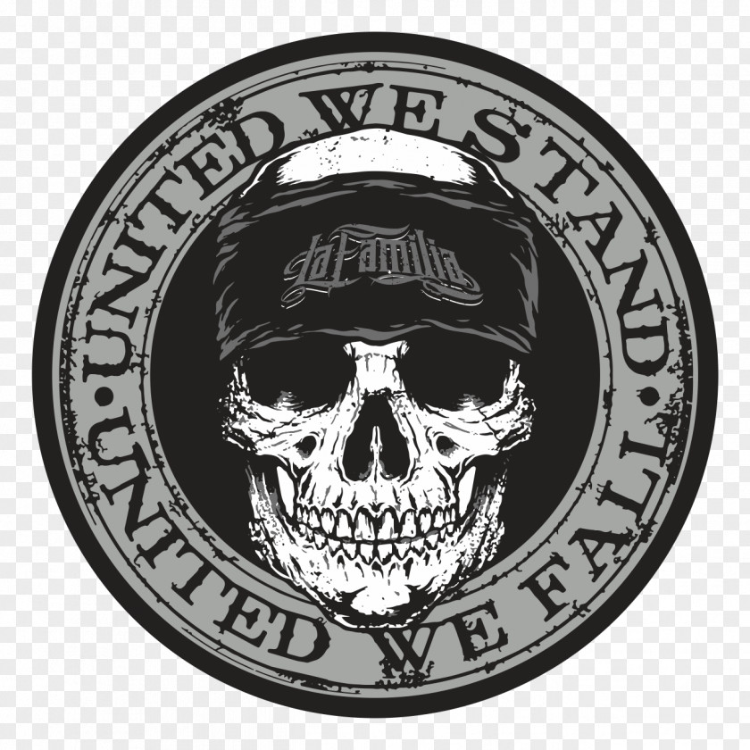 Skull Emblem Badge PNG