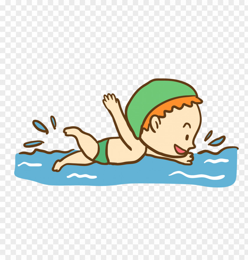 Vector Children Swimming Child PNG