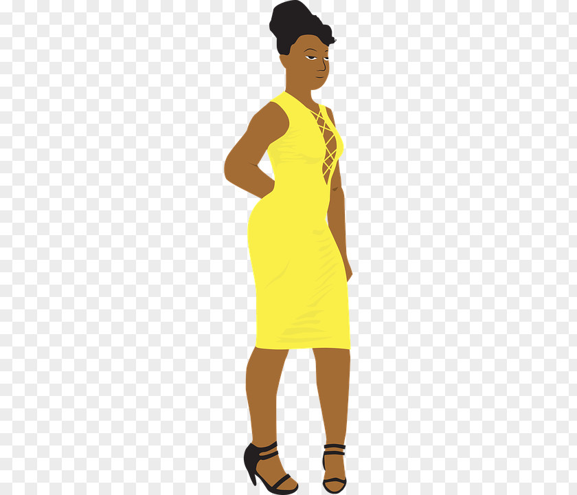 Woman Yellow PNG