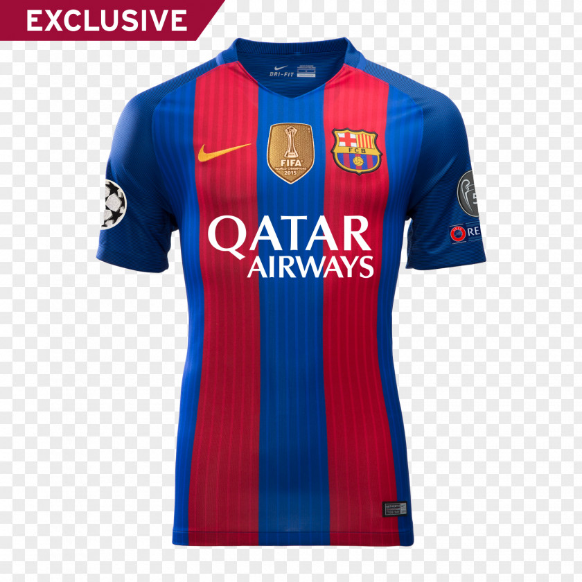 Barcelona FC T-shirt La Liga Kit Jersey PNG