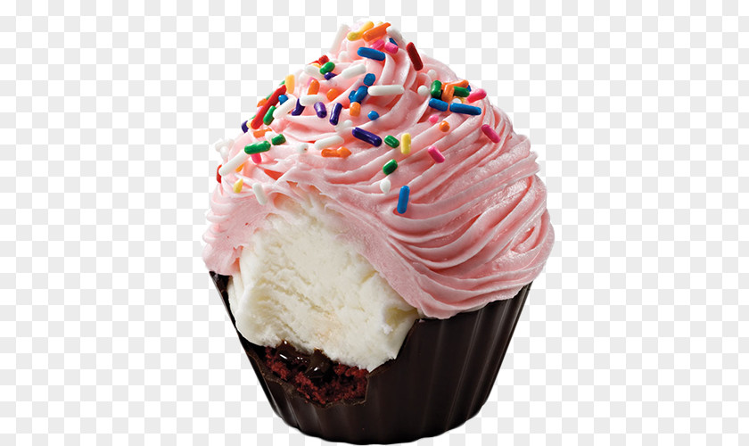 Cup Cake Ice Cream Cupcake Birthday Frosting & Icing PNG