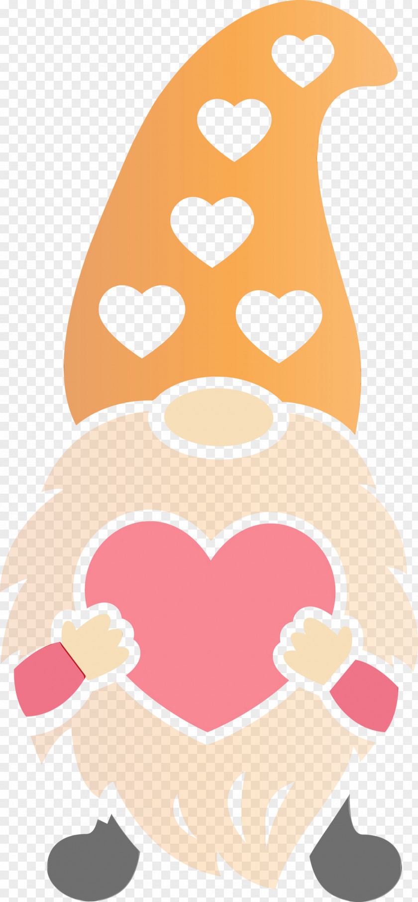 Nose Cartoon Pink Heart PNG