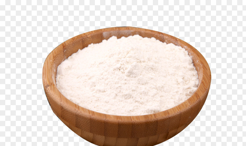 Wooden Bowl Of Flour Mantou Wheat Powder Baking PNG