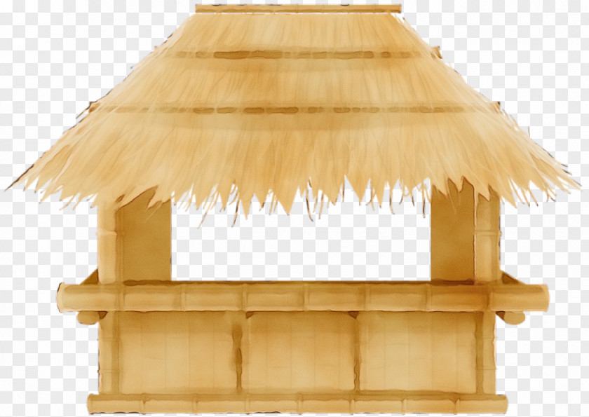 Beige Lighting Accessory Wood Design Roof Table PNG