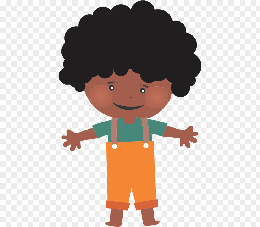 Cartoon Illustrations Afro-textured Hair Child Hairstyle Clip Art PNG