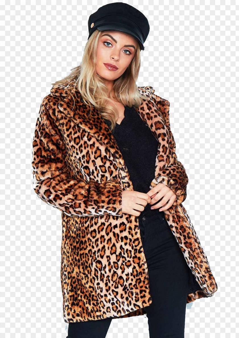 Leopard Fur Clothing Trench Coat Fake Animal Print PNG