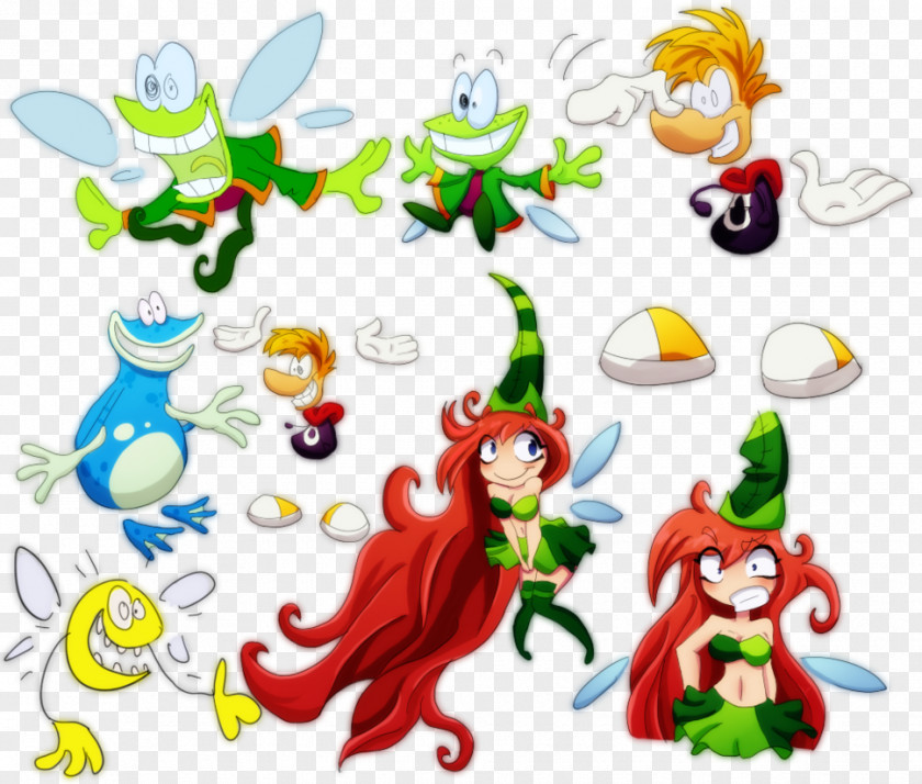 Rayman Origins Legends Adventures Video Game PNG