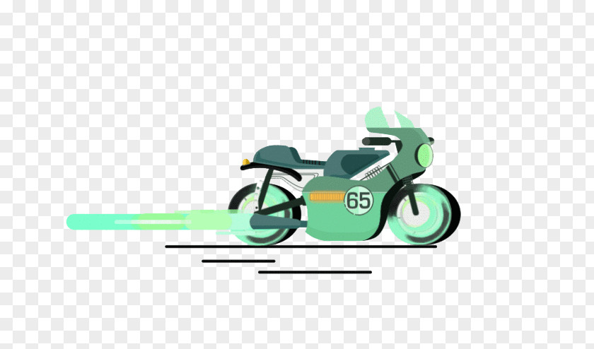 Speeding Motorcycle Cafe Bicycle Clip Art PNG