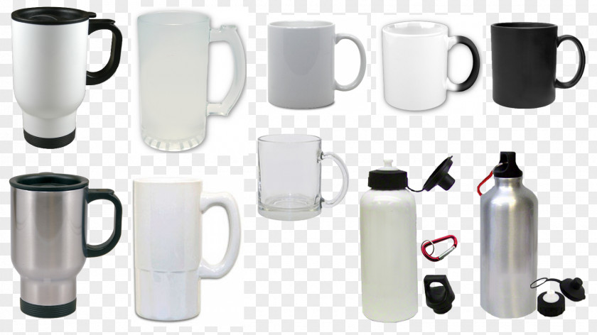 White Mug Coffee Cup Kettle Plastic PNG