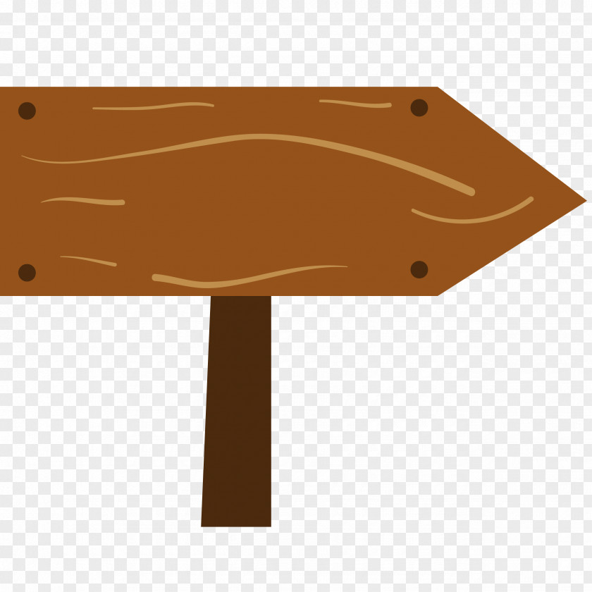 Wood Sign Illustration PNG