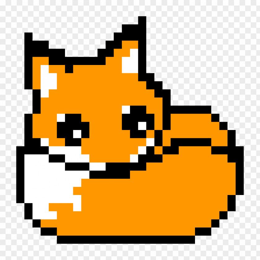 Cute Fox Pixel Art Drawing Museum PNG