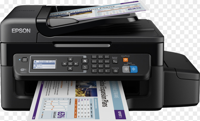 Inkjet Material Multi-function Printer Printing Image Scanner PNG