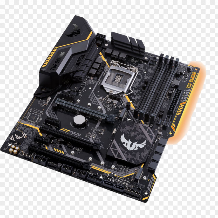 Intel Asus TUF Z370-Plus Gaming Motherboard LGA 1151 ATX PNG