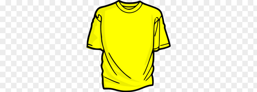 Yellow Cliparts T-shirt Clothing Clip Art PNG