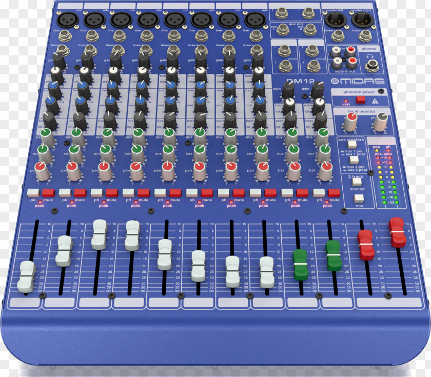 Audio Mixers Midas Consoles Recording Studio Digital Mixing Console PNG