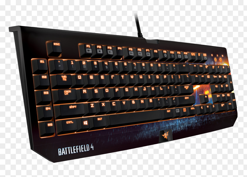 Computer Keyboard Battlefield 4 3 Razer BlackWidow Ultimate 2016 (2014) PNG